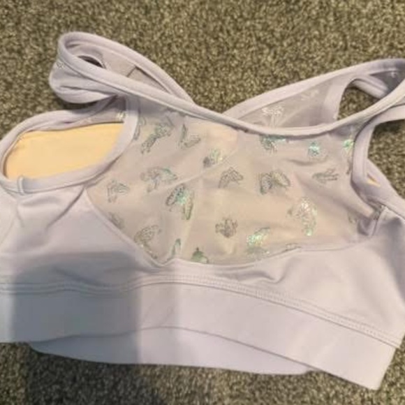 Capezio iridescent butterfly crop top - Picture 2 of 2